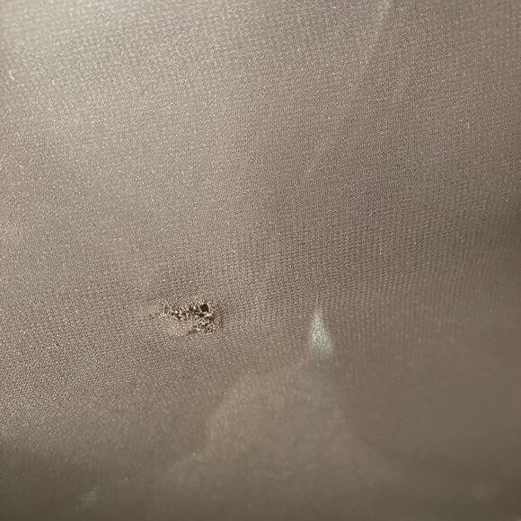 Evan Picone Swing Dress Womens 16 Chocolate Brown Chiffon Flowy Ruffles - Picture 14 of 16